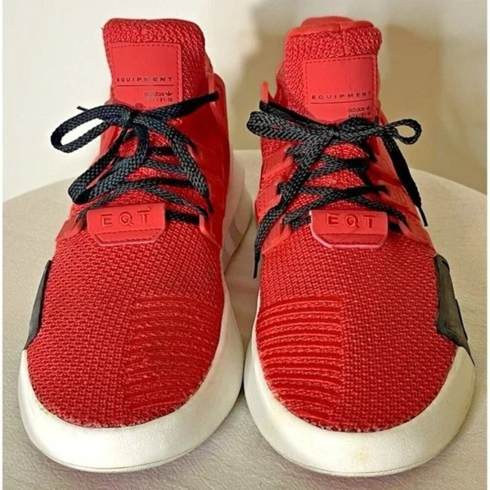 Adidas Men's Red EQT Shoes Size 10.5 – Support Running Shoes #118949881